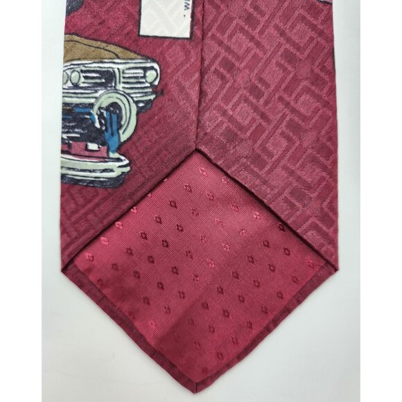 Vintage Donato Wreck O Llection No. 007 Salesman Neck Tie 57"x4" Classic Cars - Picture 7 of 9